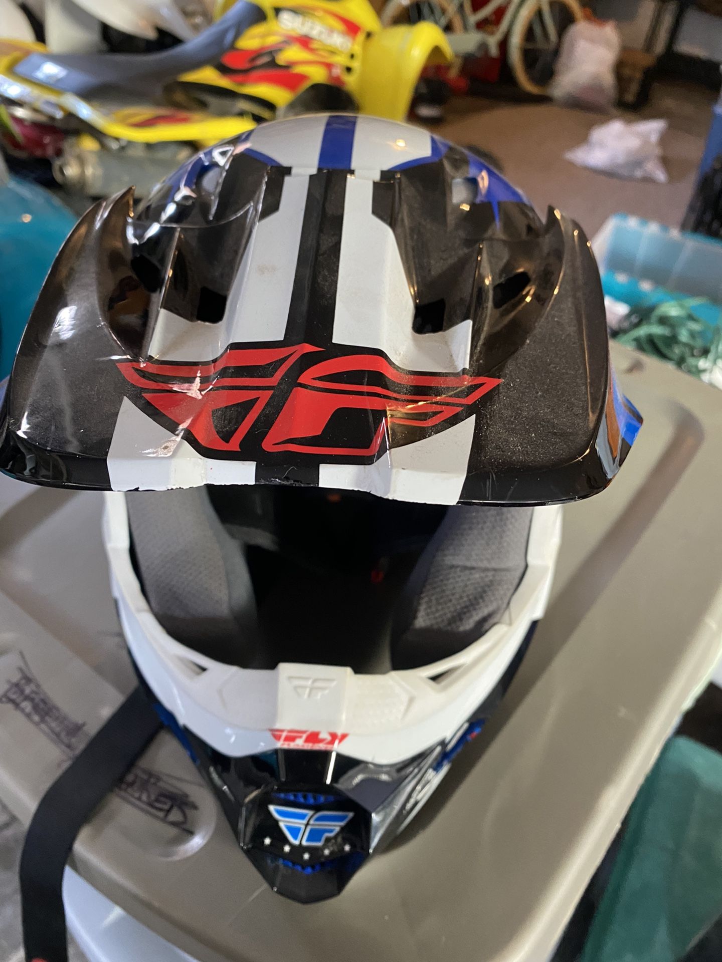 NEW fly racing youth Small Riding helmet Used Once