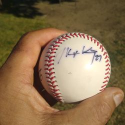 MATT KEMP AUTOGRAPHED DODGER BASEBALL