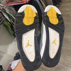 Gray Jordan 4s size 10