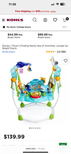 Disney baby bouncer