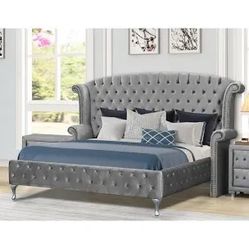 Brand New Queen bed frame only No mattress 53 down financing available no credit needed  Delviery available  Miriams furniture  