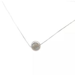 925 sterling silver necklace Moonstone Bead Necklaces & Pendants For Women Handmade 925 Sterling Silver