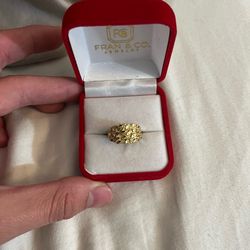 gold nugget ring 10k