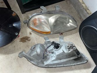 96-98 civic headlights with bulbs