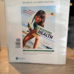Choosing Health College Book NEW