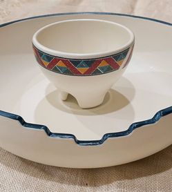 Treasure Craft *pueblo* Collection Chip And Dip