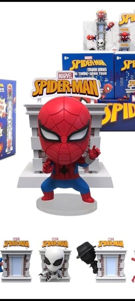 YUME SPIDER-MAN COLLECTIBLE TOY FIGURINES (6 PACK)