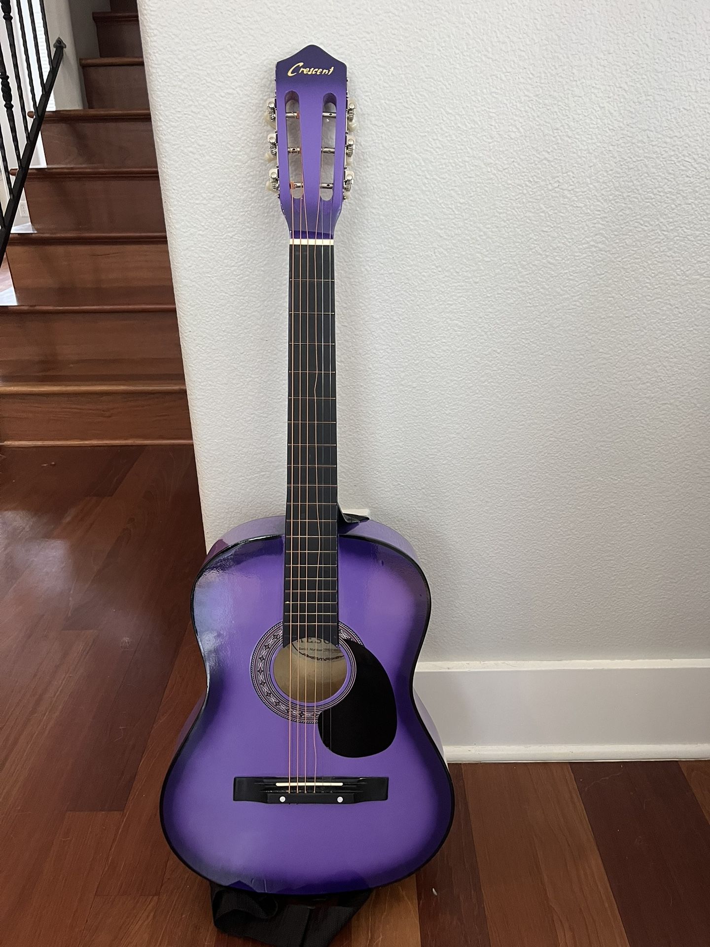 Purple Crescent Guitar-$40 Or Best Offer