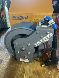 Pressure washer hose reel