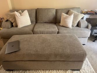Couch and ottoman