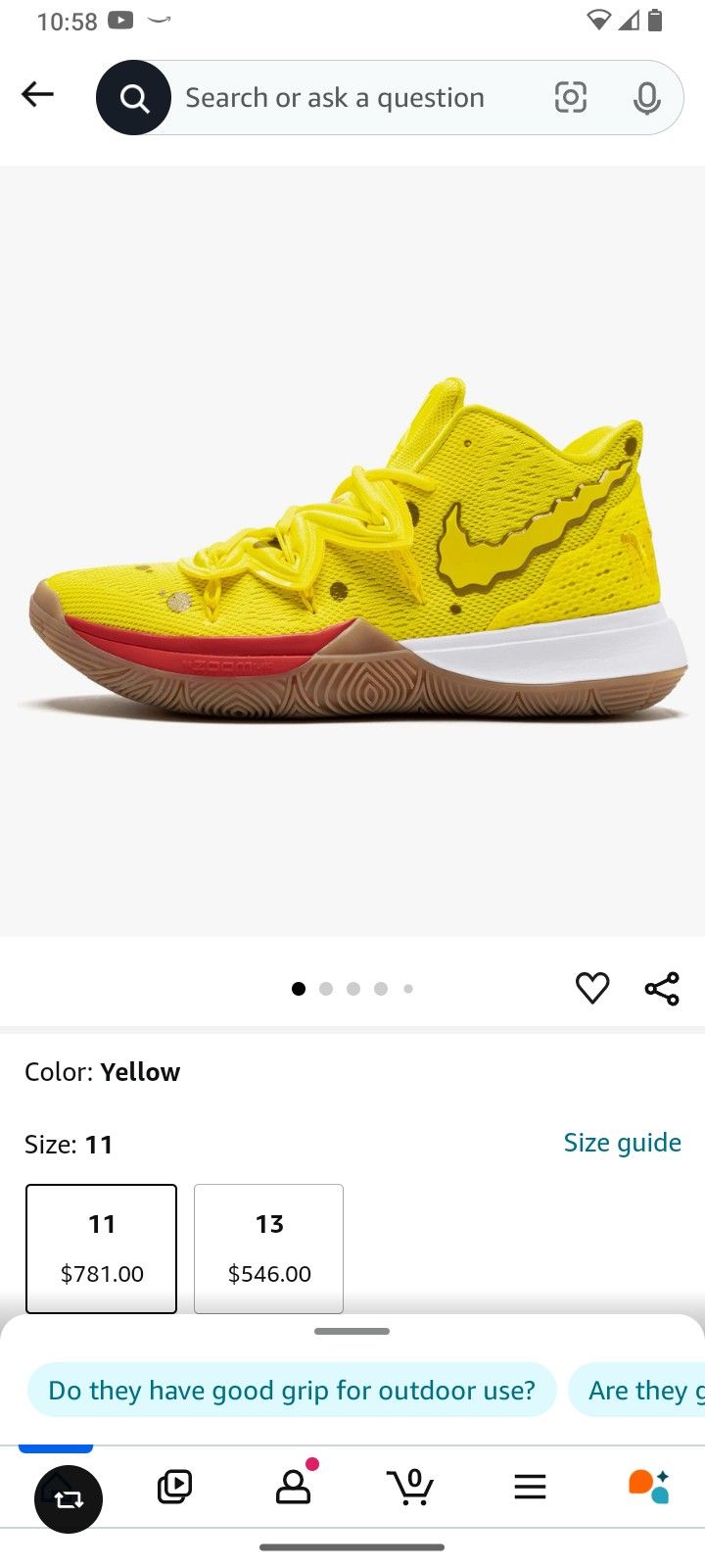 Nike And Nickelodeon Special Edition Tennis Shoes 