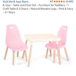 Kids Table With 2 Chairs