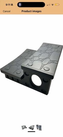 Universal Spa & Hot Tub Outdoor Steps - Grey Cobblestone 172
