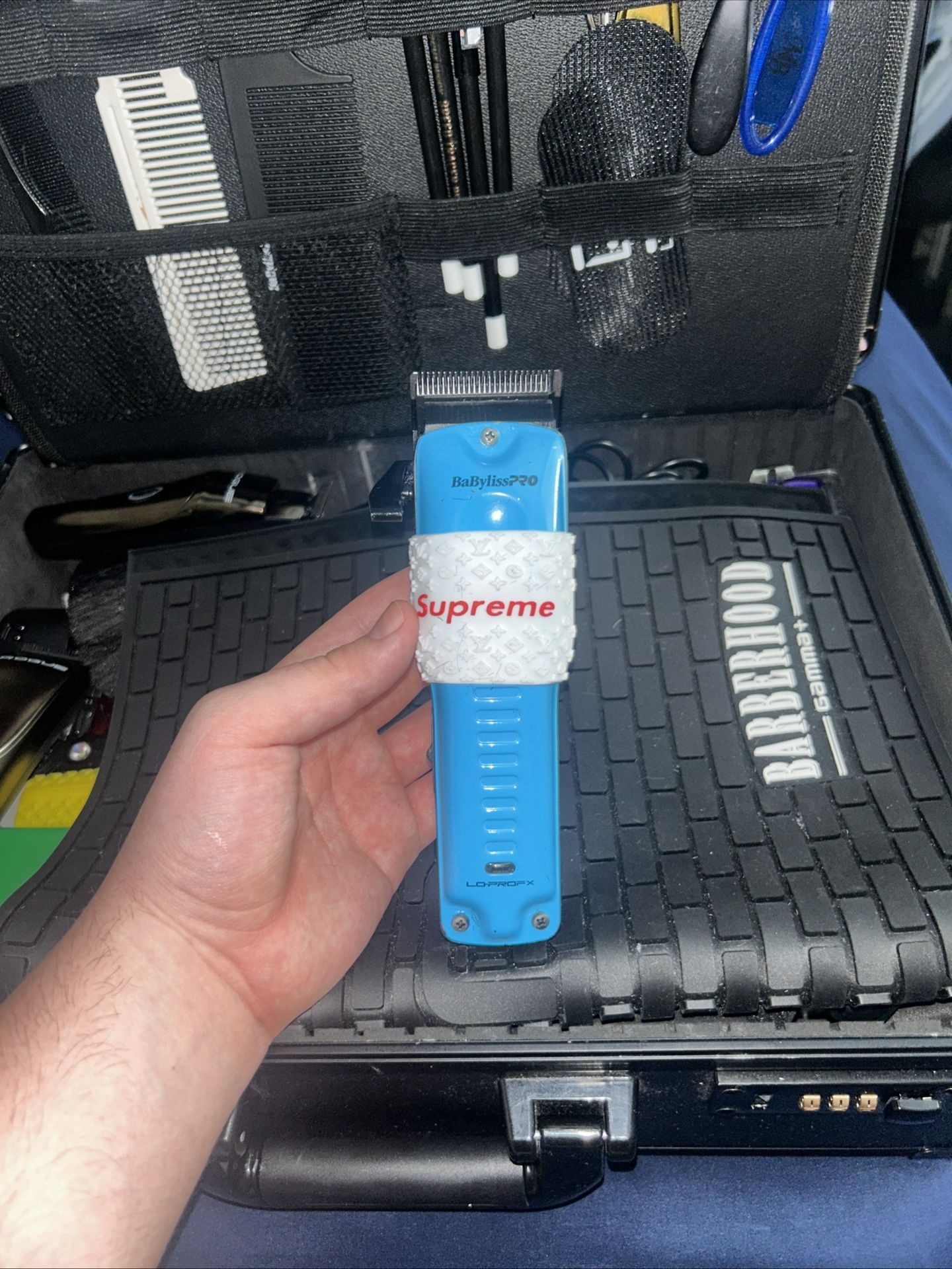 babyliss low pro fx clippers blue