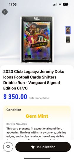 Soccer card doku auto