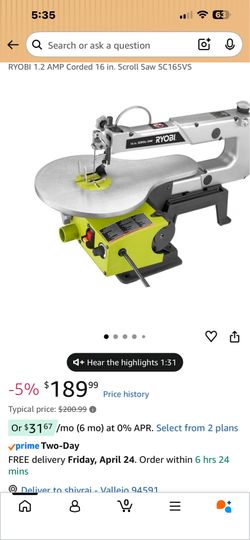 Scroll saw (used)
