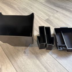 Ford Maverick accessories (door handle inserts, storage bin, console organizer)