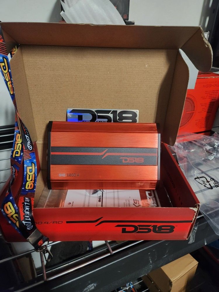 New!! DS18 SXE 1200w 4ch Amplifier