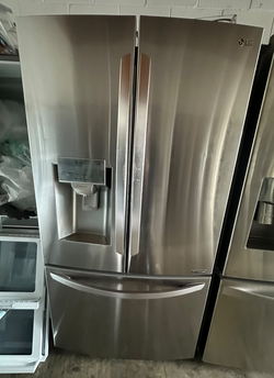 LG 3-Door Stainless Refrigerator with Ice Maker