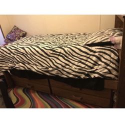 Twin Bed With Drawers