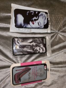 *MARILYN MONROE* IPHONE PLUS PHONE CASES - 3 FOR $20 - WILL NOT SEPARATE