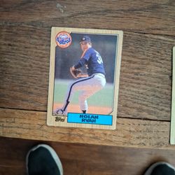 1987 Topps Chewing Gum Nolan Ryan Baseball Card