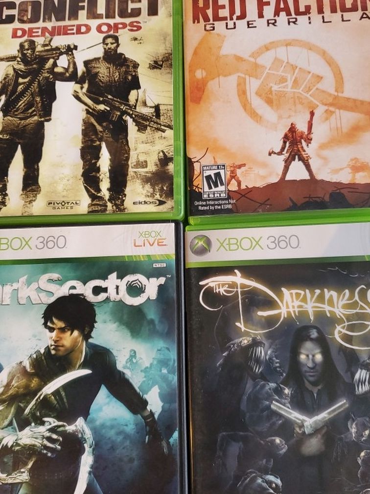 Lot Of 4 Random Microsoft Xbox 360 Video Games All For $20 for Sale in  Fresno, CA - OfferUp