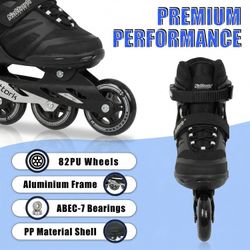 Nattork Apex Inline Skates for Adults - silver