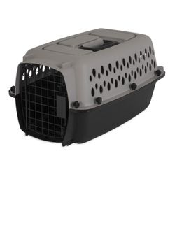 Vibrant Life Pet Kennel for Cats And Dogs, Hard-Sided Pet Carrier, Extra Small, 19in Length
