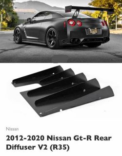 Brand new Nissan 2012-2020 GT-R Rear diffuser v2 (R35
