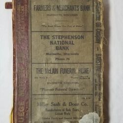 Marinette WI & Menominee MI 1932 Polk Residential Directory Wisconsin Michigan