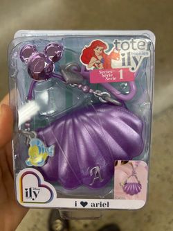 Disney Purple Shell Ariel mini Tote hanger