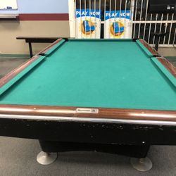 A Brunswick Gold Crown Pool Table In Good Condition