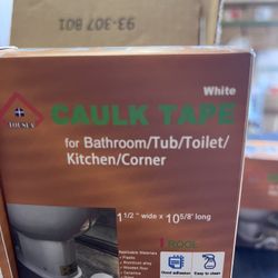 Caulk Tape Self Adhesive,Caulking Tape for Bathroom Sealant Strip Caulk Strip, Waterproof Caulking Sealing Tape for Bathroom,Toilet,Kitchen Countertop