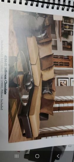 Jefferson Chocolate Sectional Sofa Set