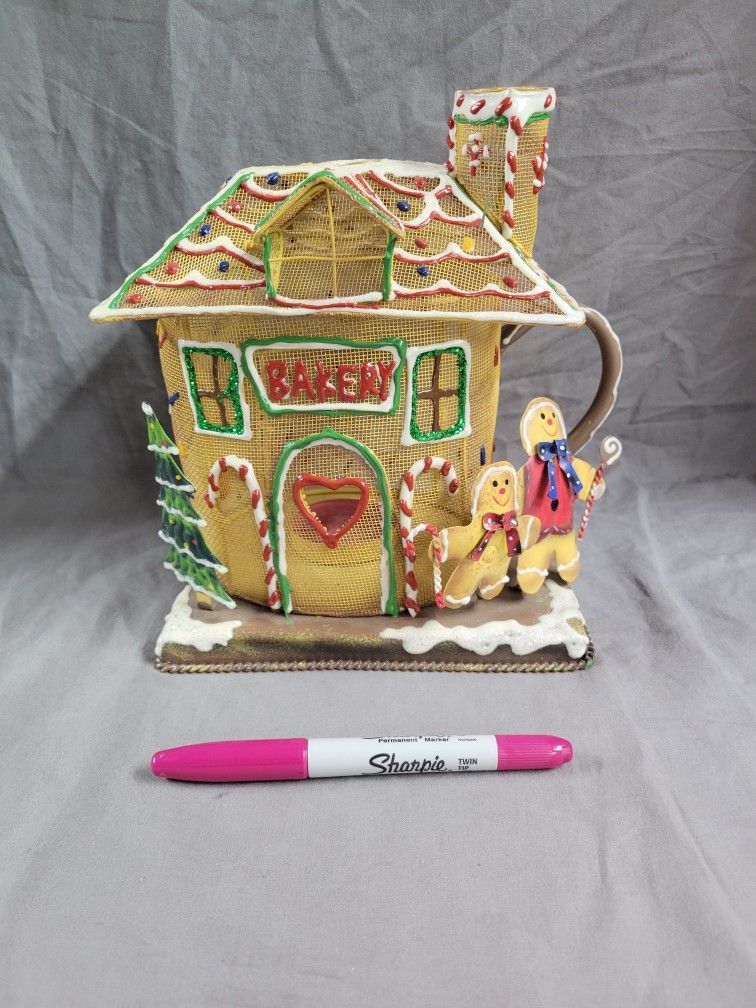 Christmas Gingerbread Mug Bakery, Candle Holder