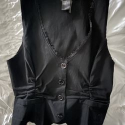 Brand New Black Vest Top