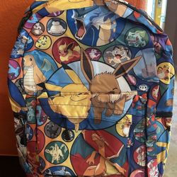 New Pokémon Backpack. Great Gift! Colorful! 