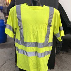 Safety Vest T-shirt With Chest Pocket We Have Many Available 