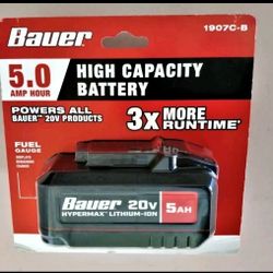 Bauer Batteries 8.0 And 5.0 Lithium-Ion Batteries