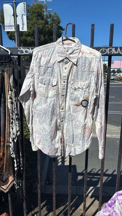 Vintage guess Pearl snap floral western shirt