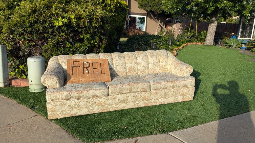 84" Couch. Free.