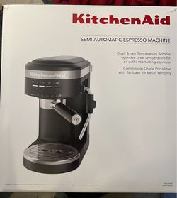 KitchenAid Semi-Automatic Espresso Machine Black Matte
