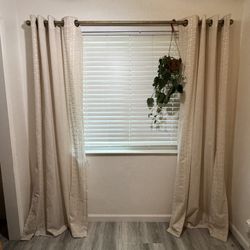Beautiful Linen Curtains (3 sets)