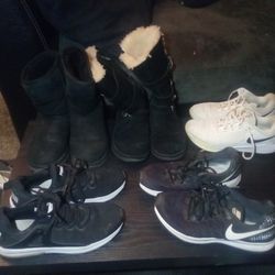 5 Pairs uggs,Nikes, Pumas