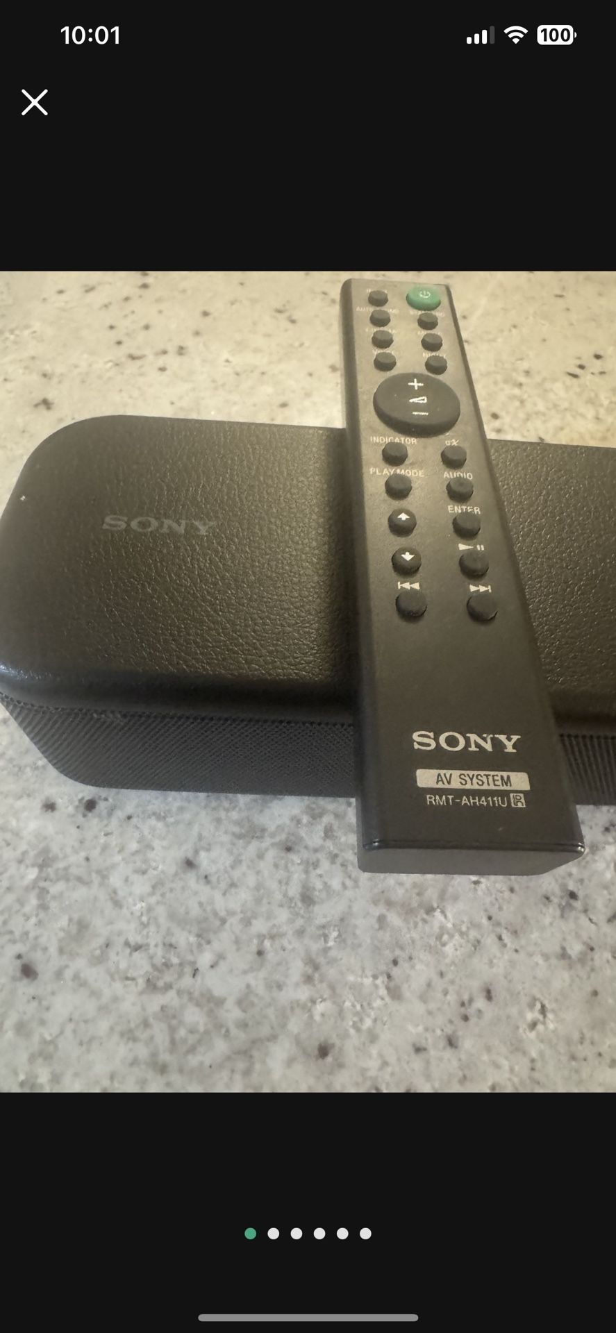 Sony Sound Bar $30