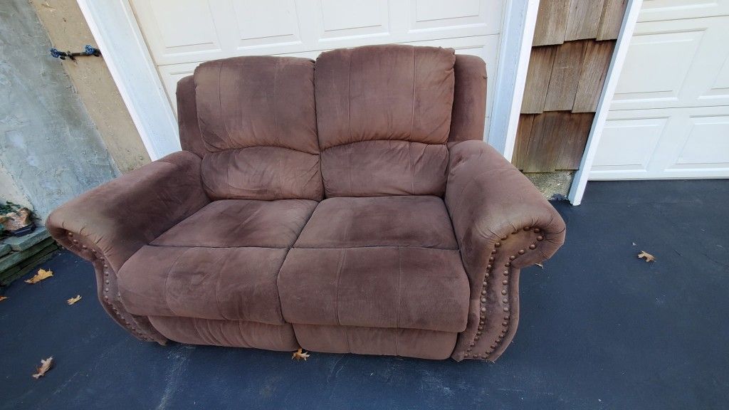 Recliner Loveseat - Dark Brown