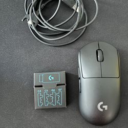 logitech g pro wireless mouse with Hyperglides