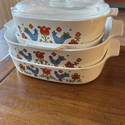 Vintage 1975 Corning Ware Country