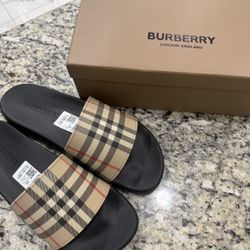 Burberry Slides Brand New Size 11.5-12